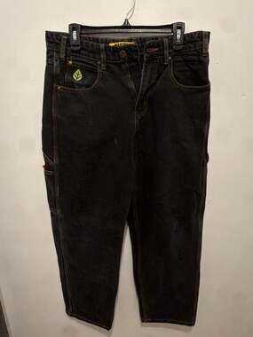 Butter Goods Weathergear Baggy Fit Black Denim Jeans Size 30